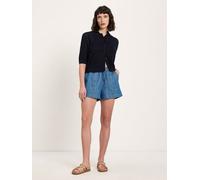 LANIUS Strickjacke kurzarm (GOTS) aus Bio-Baumwolle midnight 42