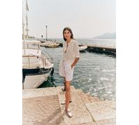 LANIUS Strickjacke kurzarm (GOTS) aus Bio-Baumwolle off white 40