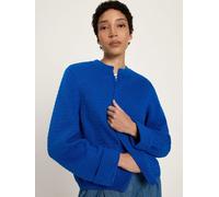 LANIUS Strickjacke mit Struktur aus Bio-Baumwolle lapis 38