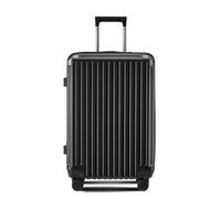 LANMOU Hartschalenkoffer Kabinen Handgepäck 4 Rollen 360 Grad TSA Zahlenschloss Leicht Reisekoffer Trolley (Schwarz,24-Zoll)