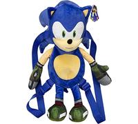 Lansay Sonic Prime Plüsch-Rucksack, 30 cm, Figuren aus Cartoons und Videospielen, ab 8 Jahren