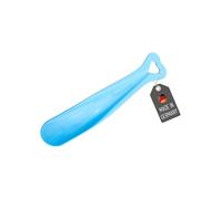 Lantelme Baby Schuhlöffel bis zu Schuhgröße 24 | Babygerechter mini Schuhanzieher auch für Kleinkinder | Kunststoff 13,5 x 2,5cm Farbe Blau | Schuhanziehhilfe klein und kurz mit Aufhängeöse (Blau)