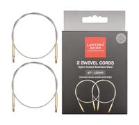 Lantern Moon Schwenk-Kabel LM350606 – drehbar für Nadel, Braun, 120 cm