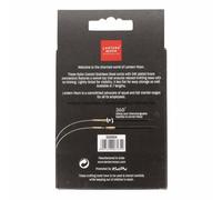 Lantern Moon Nadelseile aus Edelstahl, drehbar 360° mit Nylonummantelung und vergoldeten Anschlüssen 80cm