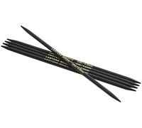 Lantern Moon Nadelspiel 350007 Double Point 15,2 cm Ebenholz Größe 6/4 mm