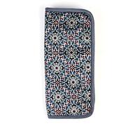 Lantern Moon Stricknadeletui - Baumwoll-Rundnadeletui mit Reißverschluss - Aufbewahrung für austauschbare Stricknadeln, Häkelnadeln, Kabel, Notizen, 26,5 x 13 x 3 cm