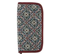 Lantern Moon Stricknadeletui - Nadeletui aus Baumwolle mit Reißverschluss - Aufbewahrung für Stricknadeln, Häkelnadeln, Kabel, Kurzwaren, DPN - 23 x 12 x 3 cm