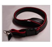 Lanyard Leather, blau