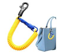 -Lanyard, Spiralschnur, Sicherheits-Schlüsselband, Stretch-Schlüsselanhänger, Federspule für Tasche, Zubehör, Handyschlüssel