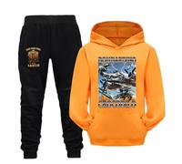 LaoZan Kinder Kapuzenpullover Set, Italian Brainrot, Tung Tung Sahur Unisex Kapuzenpullover für Jungen & Mädchen