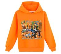 LaoZan Kinder Kapuzenpullover, Tung Tung Sahur, Italian Brainrot Unisex Kapuzenpullover für Jungen & Mädchen