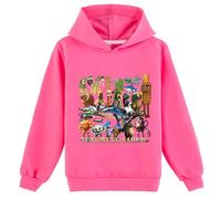 LaoZan Kinder Kapuzenpullover, Tung Tung Sahur, Italian Brainrot Unisex Kapuzenpullover für Jungen & Mädchen