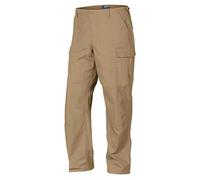 LAPG BDU-Hose für Herren, 6 Taschen, taktische Cargohose, leichte Baumwolle, Ripstop-Gewebe, Coyote Braun, Medium Lange