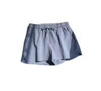 LApooh Kurze Pyjamahose Für Damen, Lässige Sommer Sweatshorts Für Damen Mit Taschen Und Kordelzug, Pj Hose, Weiche Schlaf Lounge Shorts Für Nachtwäsche, Yoga, Jogger, Blau, M