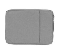 Laptop-Hülle, 15,6 Zoll, 39 X 29 X 2 cm, Doppellagiges Design, Polyester-Laptop-Tragetasche für OS Laptop Pro für für Dell(Grau)