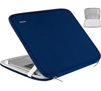 Laptop-Hülle, 15,6 Zoll, strapazierfähige, stoßfeste Schutzhülle, Flip-Case im Aktentaschen-Design, kompatibel mit 15,6 Zoll HP, ASUS, Lenovo, Acer Notebooks, Computern, Ultrabooks, Chromebooks, Blau