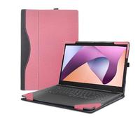 Laptop-Hülle für Lenovo IdeaPad Flex 5 2 Zoll 1 2023 Business Laptop 16 Zoll Flex 5 16 ABR 8 |16ALC7 |16IAU7 |16IRU8 | PU-Leder-Notebook-Hülle, abnehmbare Schutztasche, Rosa