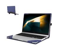 Laptop-Hülle für Samsung Galaxy Book2 Pro/2 Pro 360/Galaxy Book3 360/Galaxy Book 4 360/15,6 Zoll 950QCG-X01/X03, zweiteilige abnehmbare Hülle mit Ständer, Blau