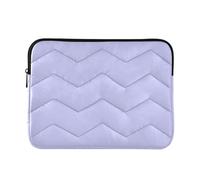 Laptop-Hülle, niedliche Computertasche, Lavendelblau, Laptop-Schutzhülle, leichte Laptoptasche, 38,1-40,6 cm (15-16 Zoll)