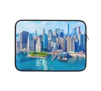 Laptop Hülle Tasche Manhattan New York City Linie Druck Laptop Aktentasche Multifunktion Tablet Tasche Hülle Mit Reißverschluß Schutzhülle Für Laptop 15In, Für Frauen, Männer