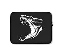 Laptop Hülle Tasche Schlange Mit Offenem Maul Laptoptasche Mode Tablet Tragetasche Stoßfeste Tablet Tasche Hülle 15In, Für Notebook, Frauen