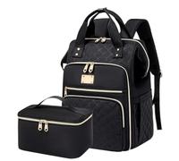 Laptop Rucksack für Profis - Arbeitstasche mit kühlerem Fach, geräumiger Studenten-Organizer | Reisetasche für Lehrer, Büro, Wandern, Urlaub, Camping