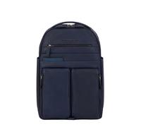 Laptop-Rucksack mit iPad®-Fach und verstellbarem Brustgurt Piquadro Paavo, blau - Farb-Varianten: Blau