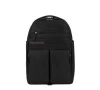 Laptop-Rucksack mit iPad®-Fach und verstellbarem Brustgurt Piquadro Paavo, schwarz - Farb-Varianten: Schwarz