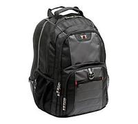 Laptop Rucksack Wenger Pillar, 25 l, für Laptops bis 16", Laptopfach, Organizer, L 250 x B 380 x H 480 mm, Polyester, schwarz/grau
