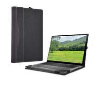 Laptop-Schutzhülle für Dell Inspiron 14 Plus 7430|7420 Laptop 2-in-1 14 Zoll | Inspiron 14 Pro 5420 5430 7425 5425, All-Inclusive, sturzsichere Hülle, 14 Zoll (35,6 cm), PU-Leder, Innentasche, Grau