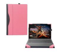 Laptop-Schutzhülle für Lenovo 40,6 cm (16 Zoll) Yoga 7i 2-in-1 für Yoga 7 16IML9 Gen 7/8/9 [Do Check Model] Notebook-Hülle, Computertasche, schützende PU-Schale, Zubehör mit Wärmeableitungsloch (Rosa)