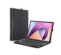 Laptop-Schutzhülle für Lenovo IdeaPad Flex 5| Flex 5i 2 Zoll 1 2023 Business Laptop 16 Zoll Flex 5 16 ABR 8 |16ALC7 |16IAU7 |16IRU8 | PU-Leder-Notebook-Hülle, abnehmbare Schutzhülle, Dunkelgrau
