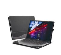 Laptop-Schutzhülle für Lenovo ThinkBook 14 G6 ABP/IRL ThinkBook 14G 7 ARP/IML ThinkBook 14 G8 IRL/IAL 14 Zoll (35,6 cm), PU-Leder, abnehmbare Schutzhülle (dunkelgrau)