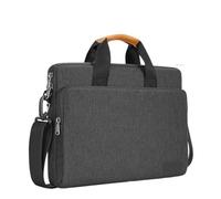 Laptop Tasche Aktentasche 13,3 14 15,6 17, Zoll Computer Schulter wasserdichte Notebook Abdeckung Tragen(Dark Grey,15.6-16 inch)