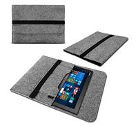 Lenovo Yoga Book Tasche Sleeve Hülle Tablet Cover Case 10.1 Zoll Filz Grau Nauci