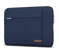 Laptophülle 15-15.6 Zoll Blau - CASEZA London Laptop Sleeve 15-15.6" Schutzhülle Laptoptasche Hülle Case für Dell HP ASUS Acer Lenovo UVM. - Notebook Tasche Wasserfest mit 2 Seitentaschen