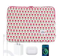 Laptophülle, Cute Flower Laptop Case, 35,6 cm (14 Zoll) Laptophülle, schützend, mehrlagig, für den Innen- und Außenbereich, Laptop Organizer, Soft Laptop Sleeve für Business Trip, Laptop