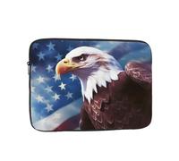 Laptophülle für 13 Zoll (33 cm), Motiv: Amerikanischer Adler, stoßfest, wasserdicht, Laptophülle, Notebook-Computer-Hülle, Business-Tablet, Aktentaschen, Tragetasche