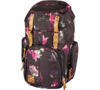 Laptoprucksack NITRO "Weekender", Kinder, Gr. B/H/T: 30cm x 55cm x 23cm, schwarz (schwarz rose), Nylon, Polyester, Rucksäcke Laptoprucksack, Reiserucksack mit Laptopfach, Schulrucksack, Wanderrucksack