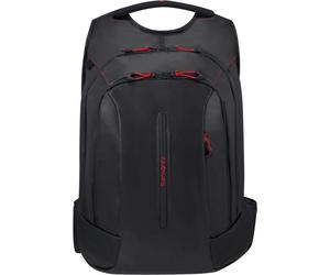 Laptoprucksack SAMSONITE "ECODIVER", Gr. B/H/T: 35cm x 48cm x 23cm, schwarz, Polyester, Rucksäcke Laptoprucksack, Freizeitrucksack Schulrucksack Tablet- und 17,3-Zoll Laptopfach (77922858-0) schwarz