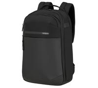 Laptoprucksack SAMSONITE "MODERNY 14,1 Zoll", Gr. B/H/T: 26cm x 42cm x 16cm, schwarz, Polyester, Rucksäcke Laptoprucksack, mit gepolsterten und verstellbaren Schultergurten (24644109-0) schwarz