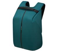 Laptoprucksack SAMSONITE "SECURIPAK 2.0 Backpack 14.1", Gr. B/H/T: 28cm x 41,5cm x 15cm, blau (petrol), Polyester, unifarben, Rucksäcke Laptoprucksack, Freizeitrucksack Cityrucksack Backpack Schulruck