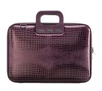 Laptoptasche 13 Zoll - Laptop Bag Waterproof Mit Schultergurt - Notebook Tasche mit Innentaschen - Laptop Briefcase - Kunstleder (Violett)