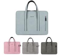 Laptoptasche 14-15,6 Zoll, kompatibel mit MacBook Air, Pro 13 und 15 Zoll, Xiaomi, Dell, Huawei, HP - Wasserdichte Business-Aktentasche