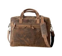 Laptoptasche 15.6 Zoll Aktentasche Herren Umhängetasche Geschenk für Männer Handtasche für Männer Echtes Leder Herren Business Tasche Notebook Bürotasche braun schwarz