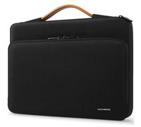 Laptoptasche 16 Zoll - 360° Schutz Laptophülle mit Griffen & Große Kapazität Aktentasche für Business & Reise, Wasserdicht Laptop Tasche kompatibel mit MacBook Pro 16, Lenovo, Dell, HP, Schwarz