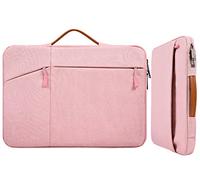 Laptoptasche für Damen, 29.5 cm (11.6 - 12.9 Zoll), wasserabweisend, mit Griff, für Acer R 11 11.6 Chromebook, ASUS Chromebook 11.6, Dell Surface HP Lenovo Tragetasche, Pink rose 13-13.5 Inch