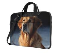 Laptoptasche, Golden Retriever, Messenger-Umhängetasche, stoßfest, Laptoptasche, Computer-Tragetasche, Aktentasche, 33 cm (13 Zoll)
