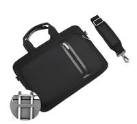 Laptoptasche Laptop-Hülle for MacBook Hülle wasserdichte Notebooktasche Computer Handtasche Aktentasche Tasche(Black,15.6in)