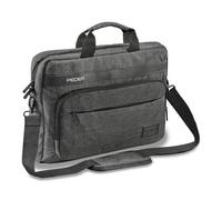 Pedea Laptoptasche URBAN-NICE Notebook Umhängetasche mit Tablet Fach, grau 15,6 Zoll